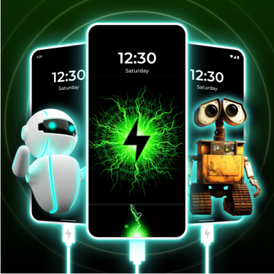 Battery Charging Animation 3D
