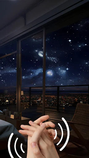 Clapping hands with sound waves at night - find phone in dark with flash alert